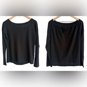 Vince 100% Cashmere Bow 🎀Classic Black Sweater‎ Blouse- Small